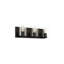 Luminaire Access Lighting 62582LEDDLP-MBL/CLR Oslo Applique murale à DEL à 3 lumières, fini noir mat-500592232-500592235-526147611