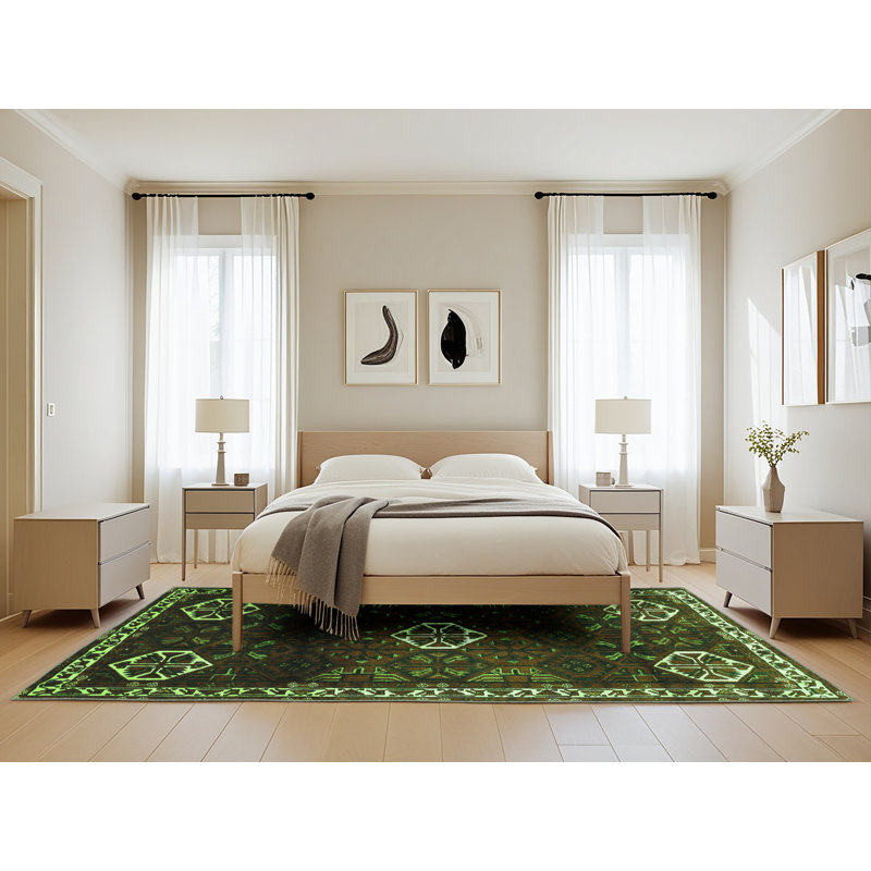 Performance Oriental Indoor Rug, Rectangle 5' x 8'