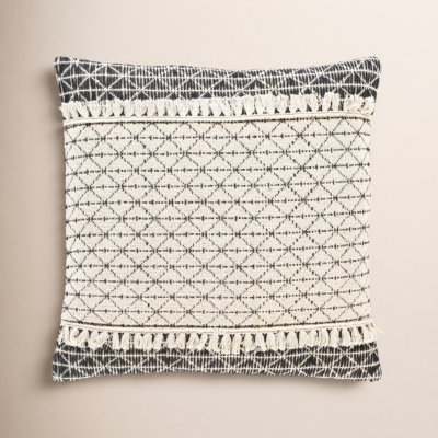 Santina Square Cotton Pillow Cover