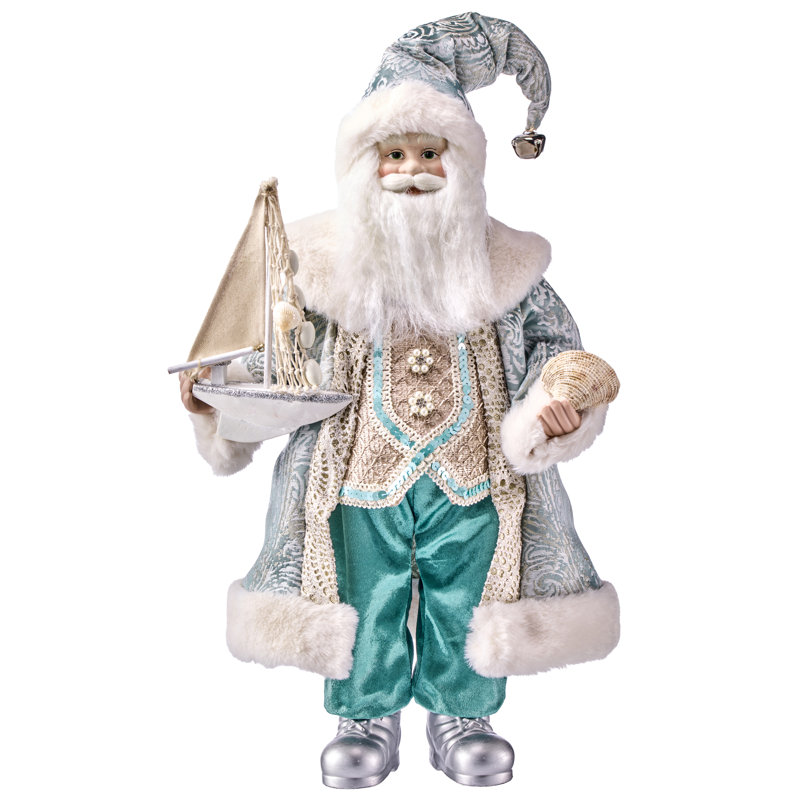 Père Noël côtier 19 "avec voilier