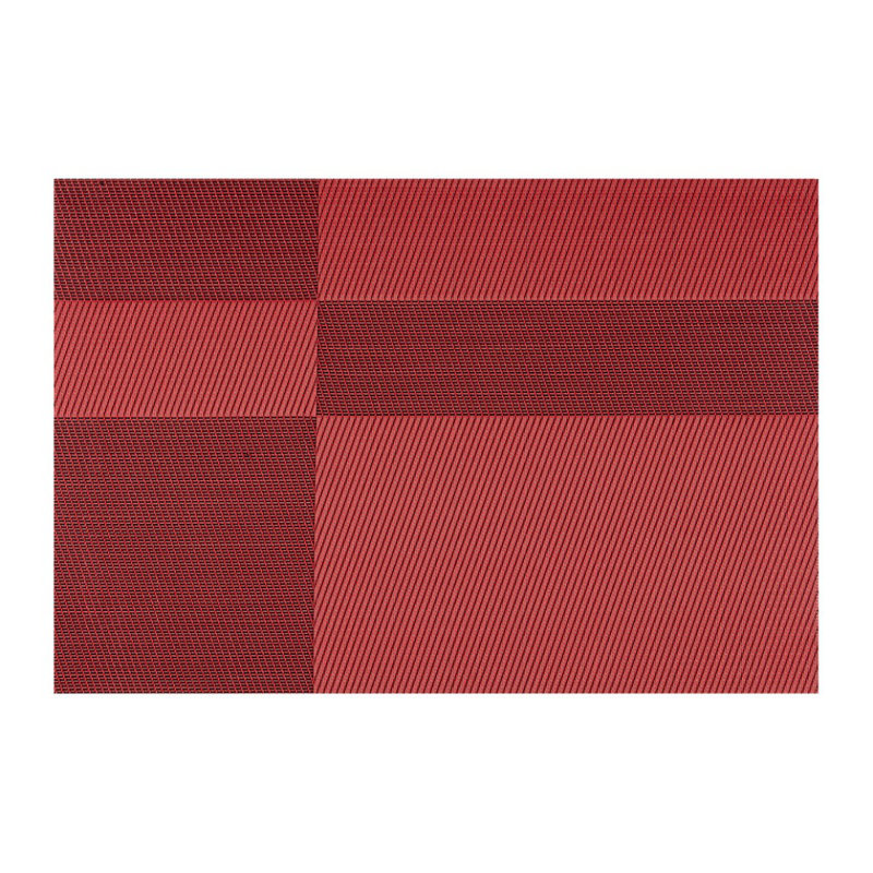 Napperon Jhovany, Cerise / noir