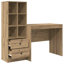 Desk With Storage With Drawer 2 Pcs 90 X 50 X 76 Cm-1943639238