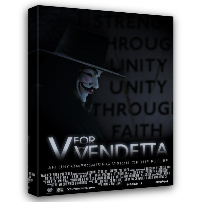 V pour Vendetta, H 24 po x l 17 po