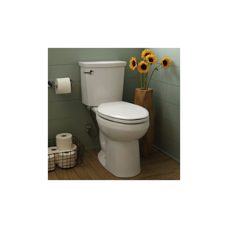  1,1 Gpf Toilette En Deux Pièces Allongée H2Option