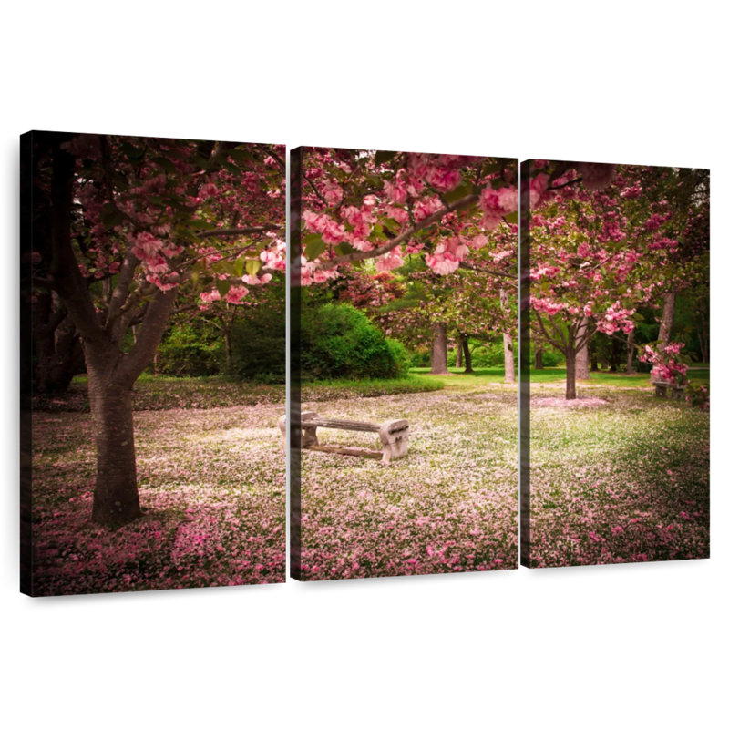 Banc de jardin Harnek Cherry Blossoms, H 42 po x l 65 po