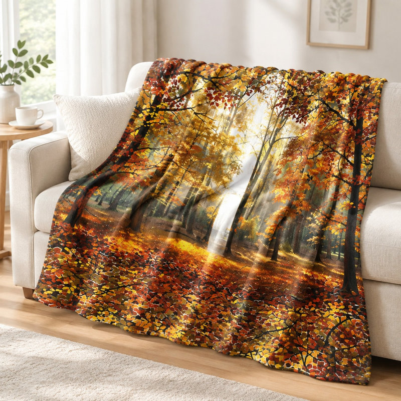 Jeté en flanelle Cozy, L 60 po x l 50 po