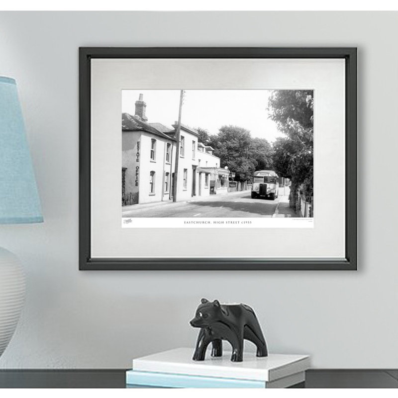 Eastchurch, High Street C1955 - Single Picture Frame Print, 60cm H x 80cm W x 2.3cm D