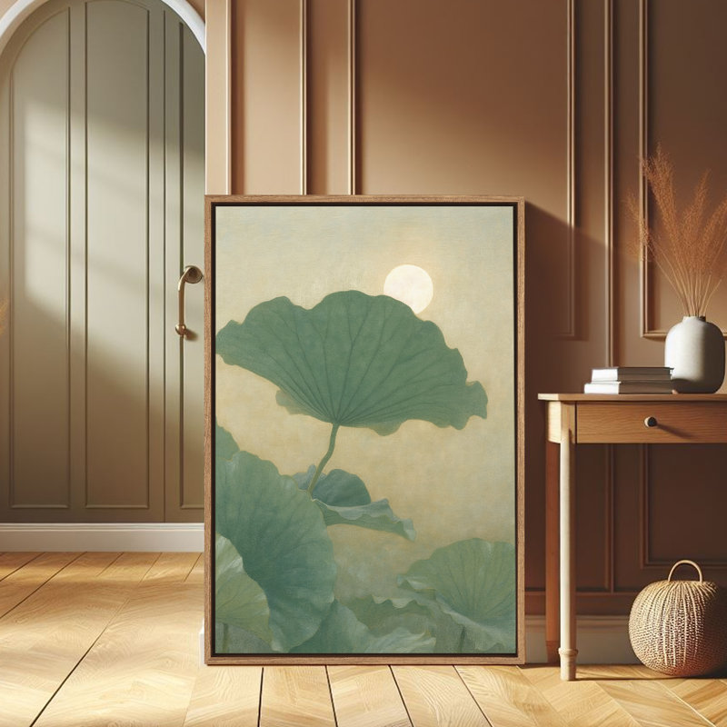 Art mural encadré, rétro, antique, classique pour chambre à coucher , H 36 po x l 24 po, Naturel