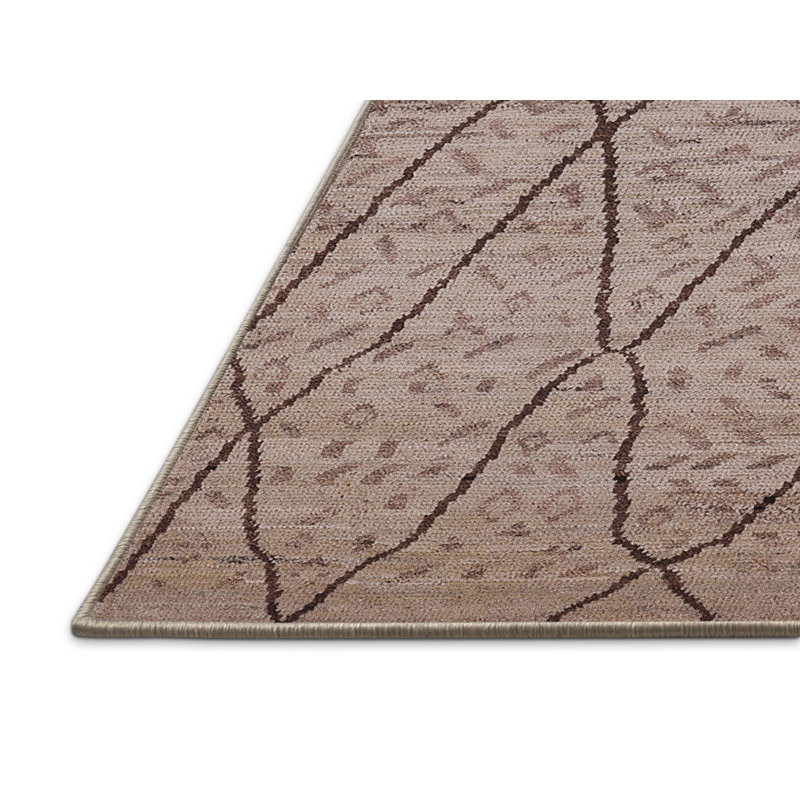 Wolfforth Geometric Indoor Rug, Rectangle 7' x 9'