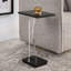 Angle Glass End Table