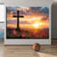 Chrétien Jésus sur toile-940135560