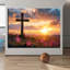 Chrétien Jésus sur toile-940135562