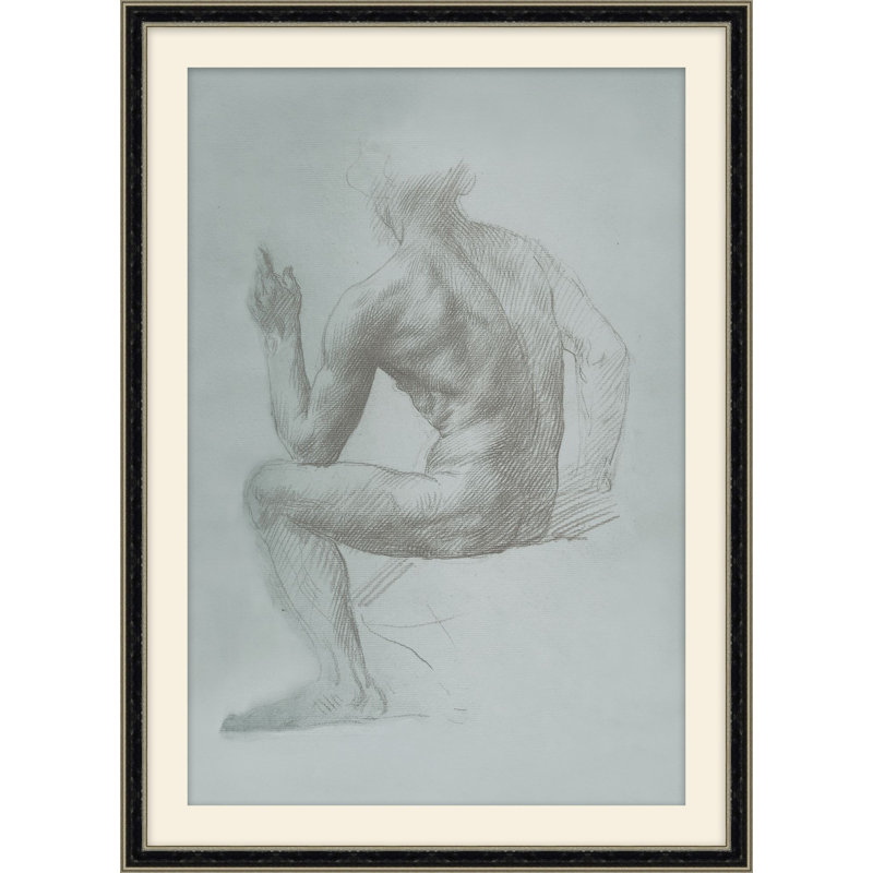 Figure Study 2 Framed Print, 22.88" H x 17.88" W