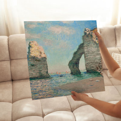 Paysage et nature Claude Monet - Les falaises d'Etretat, reproduction d'art classique sans cadre