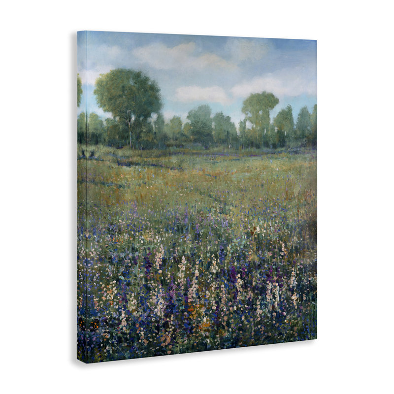 «Lilac & Wildflower Fields», art mural par Tim Ottoole, H 20 po x l 16 po