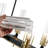 10-Light Dimmable Linear Kitchen/Island Chandelier