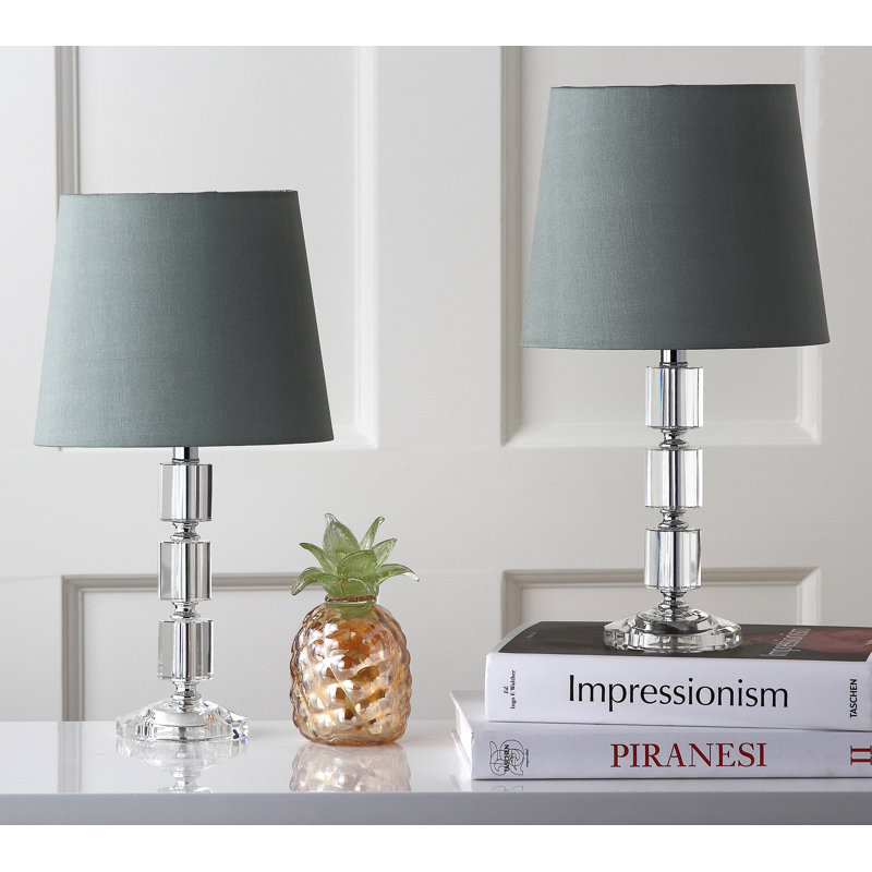 Damore Crystal Table Lamp, Green