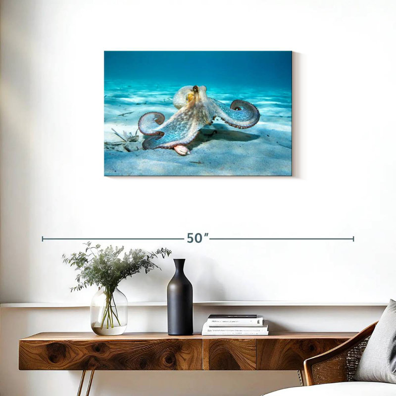 Crowle Roaming Octopus, 20" H x 30" W