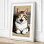 Grinning Tabby Boho - Wrapped Canvas-530241732-530241734
