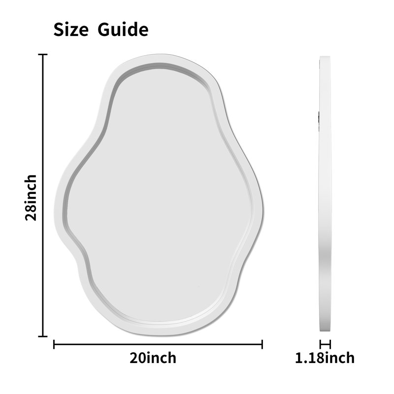 Miroir d'appoint, Blanc