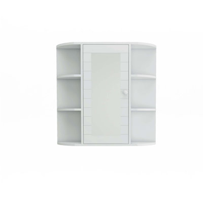 Bathroom Medicine Cabinet With Mirror,3 Adjustable Shelves