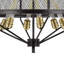 Lustre tambour unique à 6 lumières