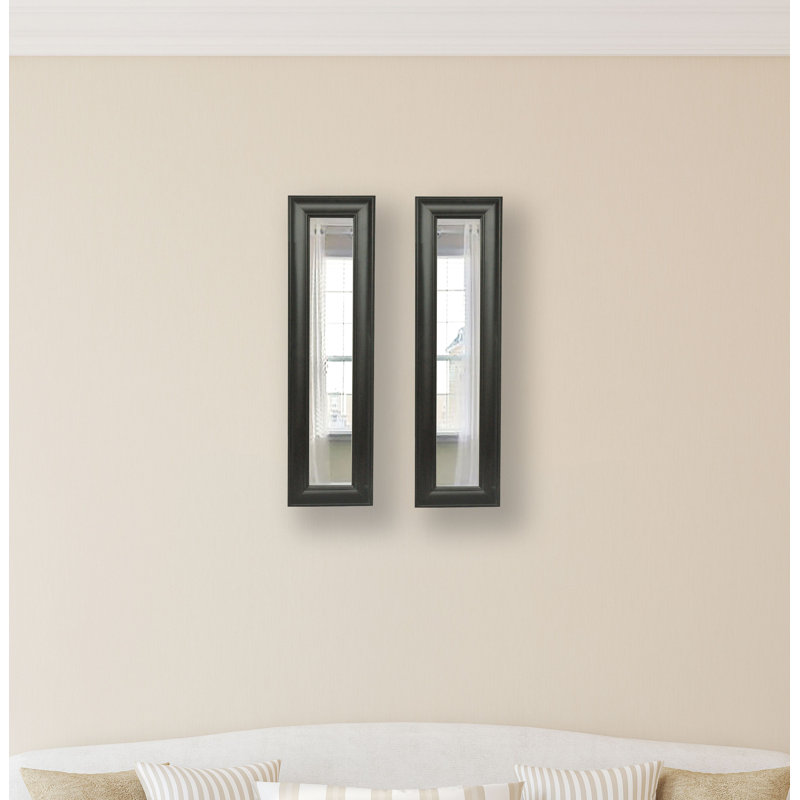 Ensemble de miroirs 4 pièces, H 11 po x l 29 po