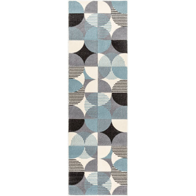 Astrid Geometric Synthetic Area Rug