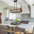 5 - Light Kitchen Island  Lighting Fixture Rectangle Pendant Dining Room Chandelier