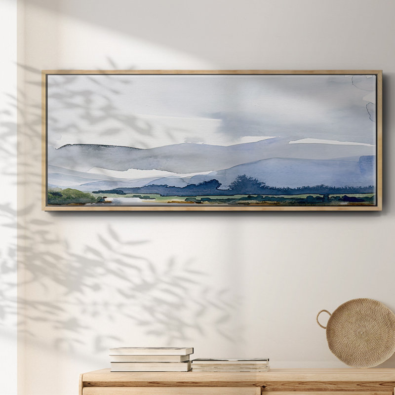 Blue Ridge I- Framed Canvas