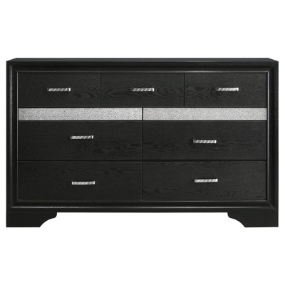 Commode 9 tiroirs Annie noire