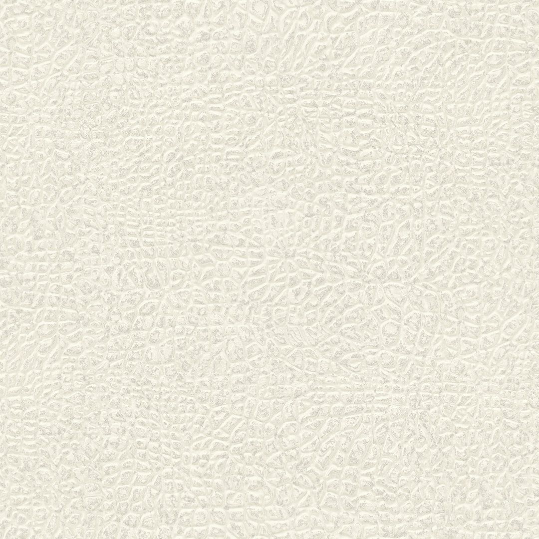 Absolutely Chic Metallic Crocodile Print Motif 33' L x 21" W Wallpaper Roll Galerie Wallcoverings 