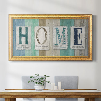 Home - Single Picture Frame Textual Art on Canvas -  Gracie Oaks, BEA58EA5722B474697689AC43DD4BC36