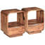 Wendelgard 40cm W Solid Wood Bedside Table