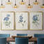 " Farmhouse Periwinkle I " 3 - Pieces-69983404-69983410