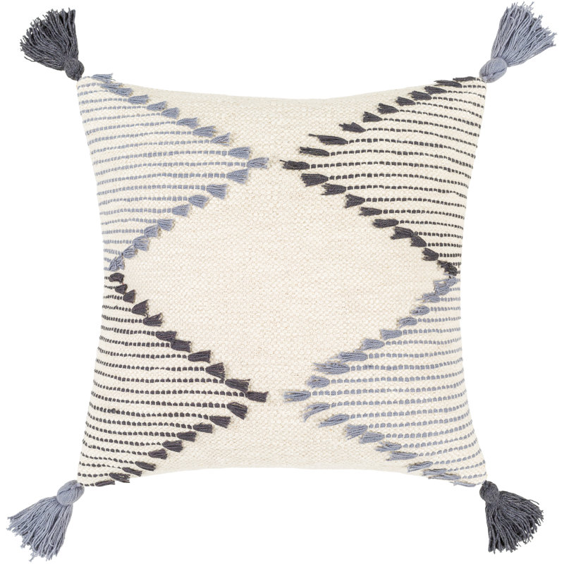 100% Cotton Lumbar Rectangular Pillow, No Fill, 18" x 18"