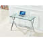 Bureau d'ordinateur en verre