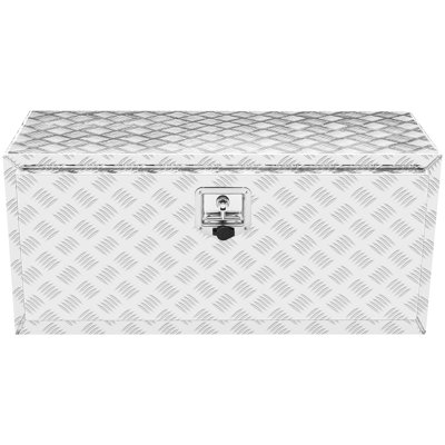 Boîte de camion imperméable 36 po, 14 po et 16 po, aluminium, serrure et clés, idéale pour ranger l'équipement