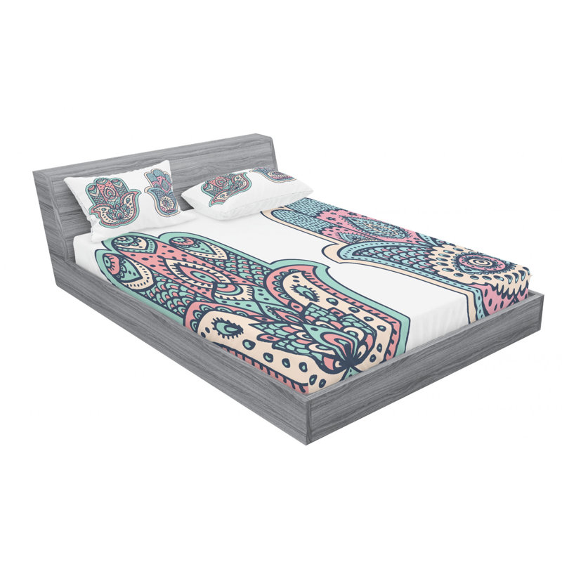 Microfiber Sheet Set, Full Sheet Set with Fitted Sheet