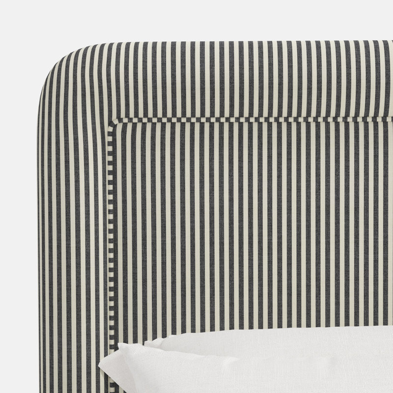 Stoffer Home x Cloth and Co. Marisa Bed, Twin, Jane Stripe Carbon