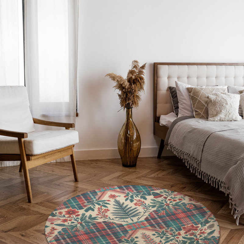 Tapis tressé Traditional, Rond 5 pi