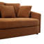 Fauteuil d'appoint en chenille surdimensionné-701439376