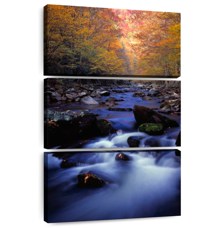 Alvord Smoky Mountain River, 65" H x 42" W