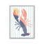 «Chillin Lobster Stripes» par Sarah Adams, reproduction d'art-80333363-80333368-80333373