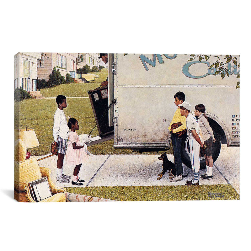 Impression sur toile tendue par Rihamna, H 40 po x l 60 po x P 1,5 po, Pas de tapis, Toile tendue