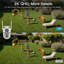 Outdoor Security Camera, Dual Lens 2MP+2MP Wi-Fi 6 Pan-Tilt, IP65 Weatherproof, 20m IR Night Vision & 2-Way Audio