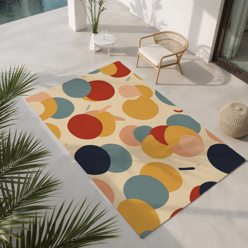 Tapis intérieur et extérieur Bouncy Sway, Rectangle 1 pi 6 po x 2 pi 6 po