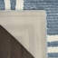  Tapis ivoire à poils longs bleu pacifique 7 pi 10 po x 9 pi 10 po Pacific-132200699-132200700