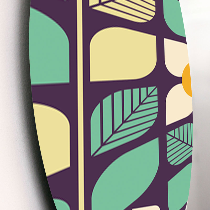Ensemble de 3 décorations murales Botanical Retro Design III