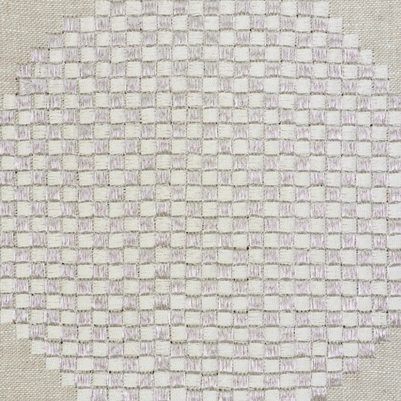 Hansen Embroidery Fabric, Brown/ Neutral